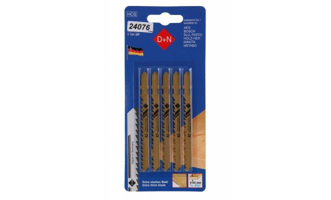 Pilový list do priamočiarej píly 5ks 75 mm / 1,7 mm, HCS, 32940