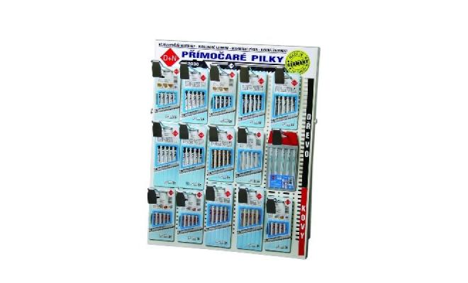 Stojan na pilové listy do priamočiarých píl (osadený) 