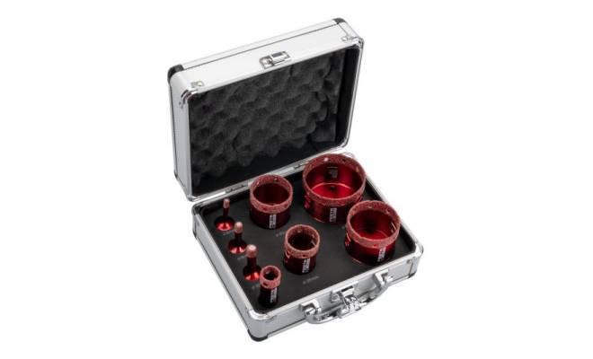 Sada vykružovacích diamantových koruniek 7ks - 6,8,25,35,40,50,68 FESTA INDUSRTY