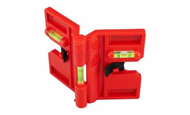 Krídlová stĺpiková vodováha s tromi libelami