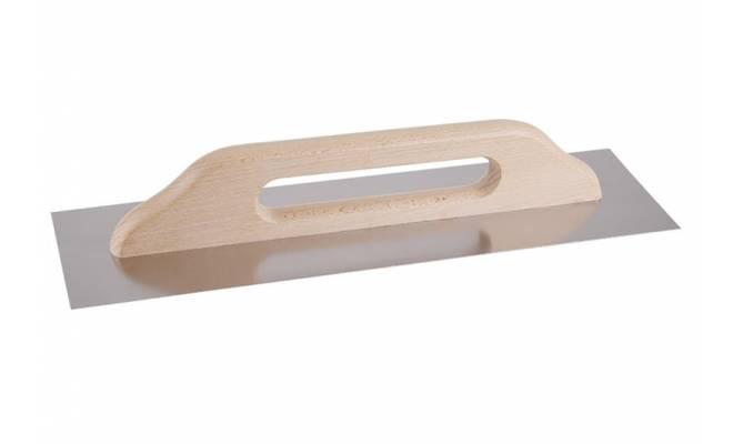 Hladítko nerezové 480x130mm drevená rúčka FESTA 