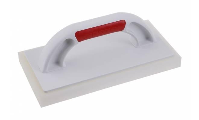 Hladítko plastové 250x130mm, poťah jemný molitan hr. 20mm rastrovaná  FESTA 