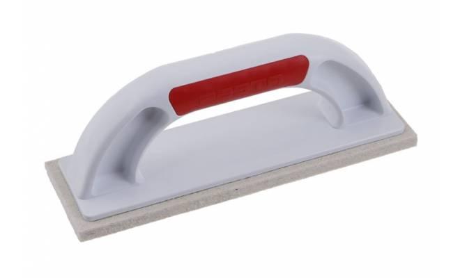 Hladítko plastové 220x70mm, poťah biela plsť hr. 8mm  FESTA 