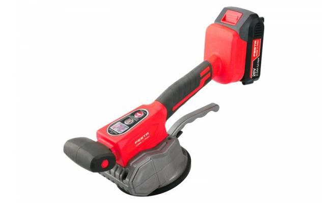 Prísavka vibračná na dlažbu 125mm AKU FESTA SHARE20V batéria 2A a nabíjačka 2,4Ah