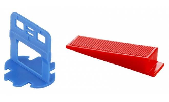 Nivelačná sada FESTA NIVELYS - spony 1 mm 400ks, klínky 200 ks box (pôvodne Leveling)