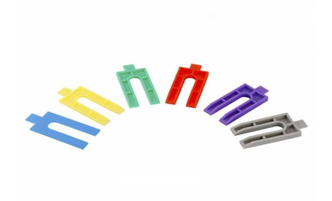 Podložka vymedzovacia plastová sada 1 - 6mm 30ks (6x 5ks)