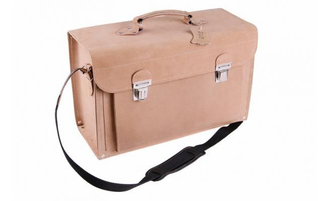 Kožená brašna profi 27x43x18cm