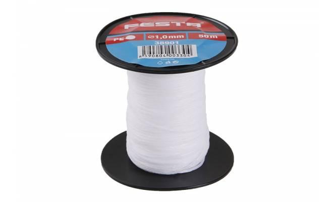 Murársky povrázok 50m,  1mm biely FESTA 