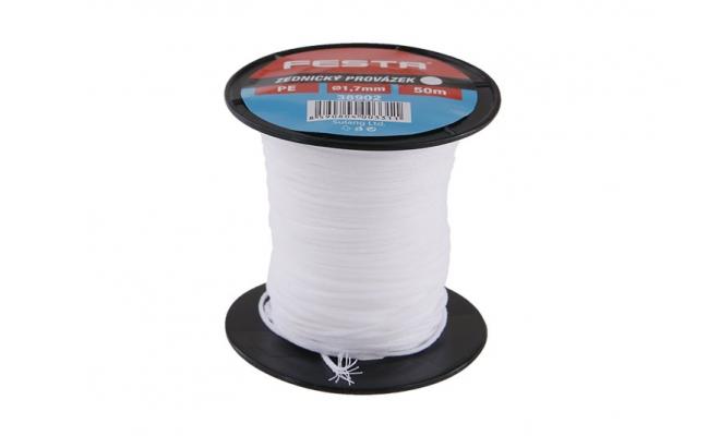 Murársky povrázok 50m,  1.7mm biely FESTA 