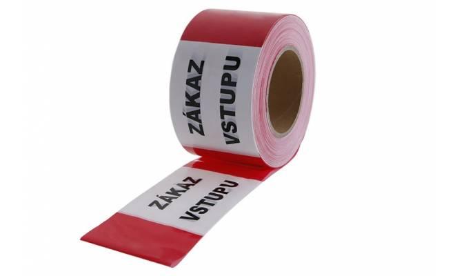 Výstražný pás 8cm x 250m ZÁKAZ VSTUPU 
