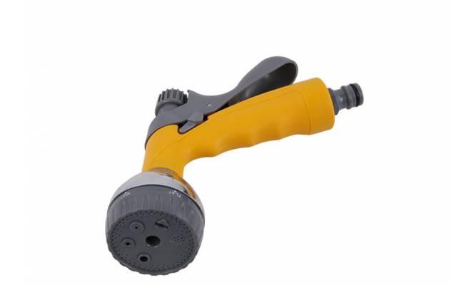 Pištoľ 6 funkcií DELUX kovová