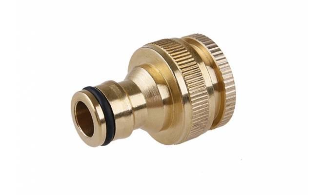 Adaptér s vnútorným závitom 1/2 "+ 3/4" mosadz 