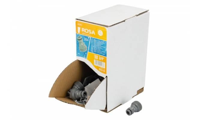 Adaptér s vonkajším závitom 3/4" - balenie 20 ks 