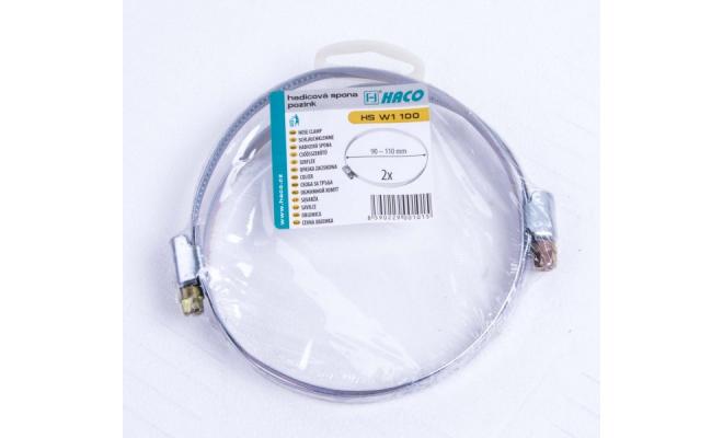 Spona hadicová HS W1 100mm (2ks)! OBJ!