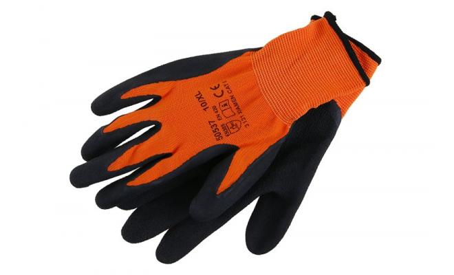 Pracovné rukavice nylonové - LATEX veľkosť 10 