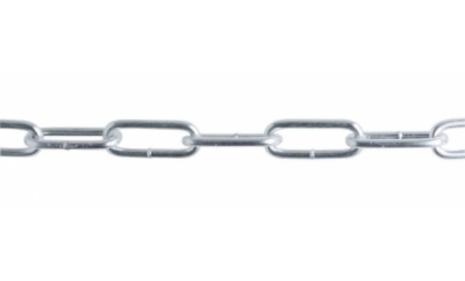 Reťaz dlhé oko 6x43mm / 18m DIN 5685C X