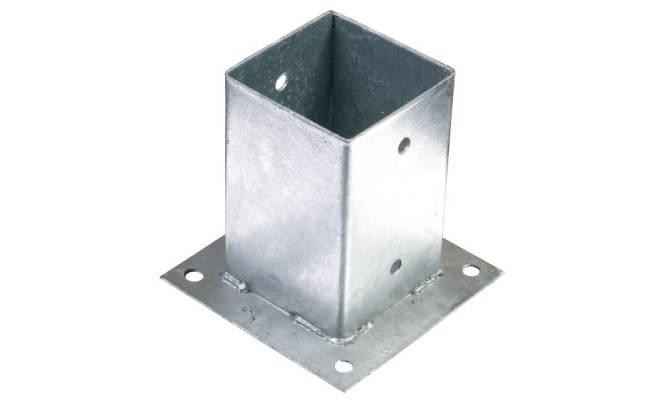 Pätka stĺpika 81x81x150mm, hrúbka 1,8mm pozink 