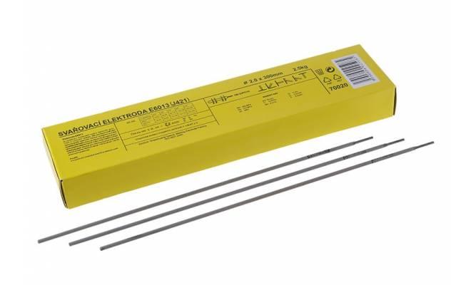 Elektróda rutilová 2.0x300mm 2.5kg E6013