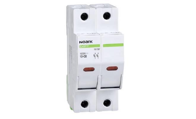Odpínač valcových poistiek NOARK Ex9FP 101767 30A/2P 1000VDC 10x38 s LED kontrolkou