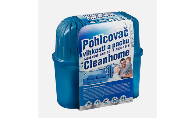 Pohlcovač vlhkosti a pachu CLEANHOME - náhradná náplň 1000 g 