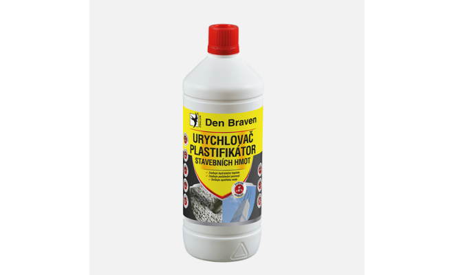 Urýchlovač a plastifikátor stavebných hmôt - 1 liter
