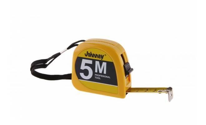 Zvinovací meter KDS 5019-5m Johnney žltý 