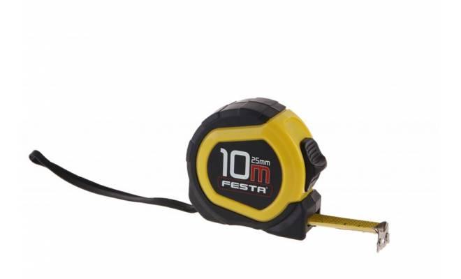 Zvinovací meter Magnetic 10025-10m / 25mm guma FESTA 