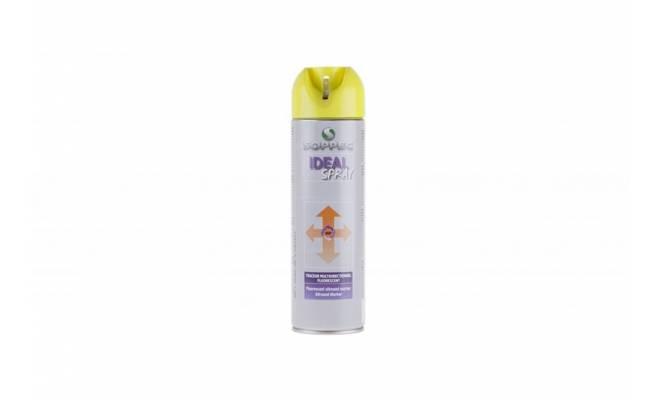 SOPPEC Značkovací sprej IDEAL fluorescentný žltý 500ml trvanlivosť 12 mesiacov 