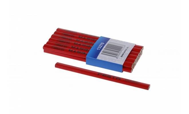 Ceruzka tesárska HB červený lak 180mm FESTA