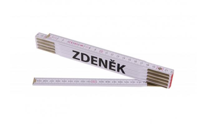 Skladací 2m ZDENĚK (PROFI,biely,drevo)