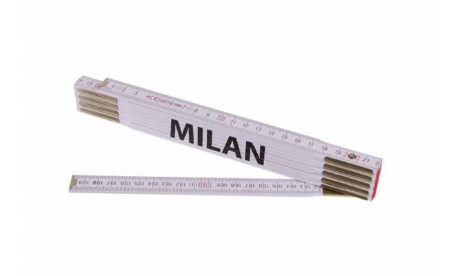 Skladací 2m MILAN (PROFI,biely,drevo)