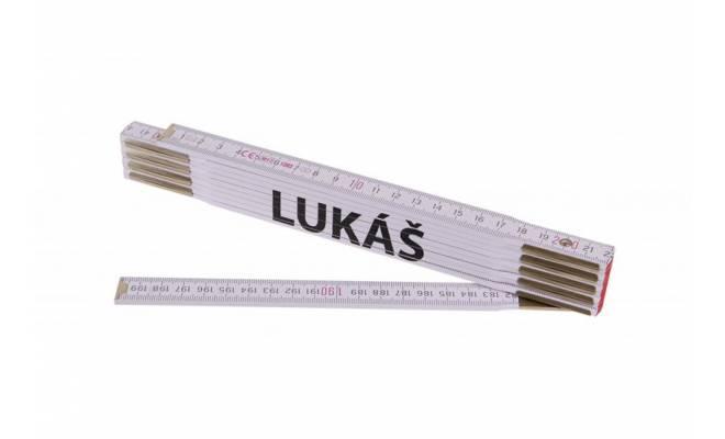 Skladací 2m LUKÁŠ (PROFI,biely,drevo)