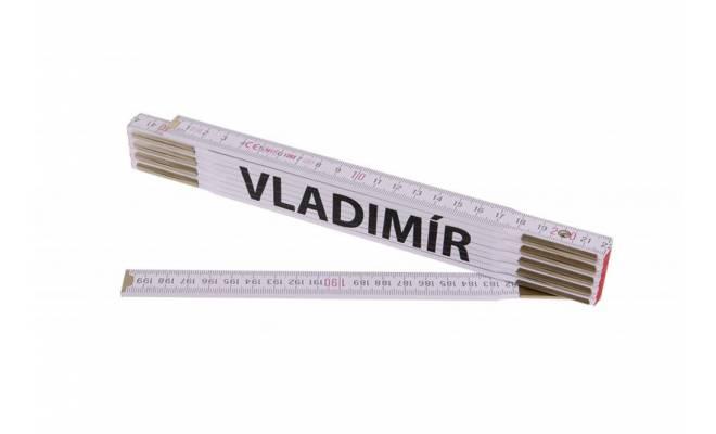 Skladací 2m VLADIMÍR (PROFI,biely,drevo)