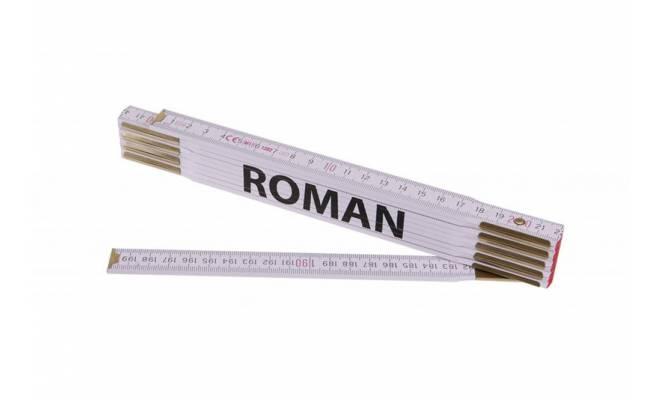 Skladací 2m ROMAN (PROFI,biely,drevo)