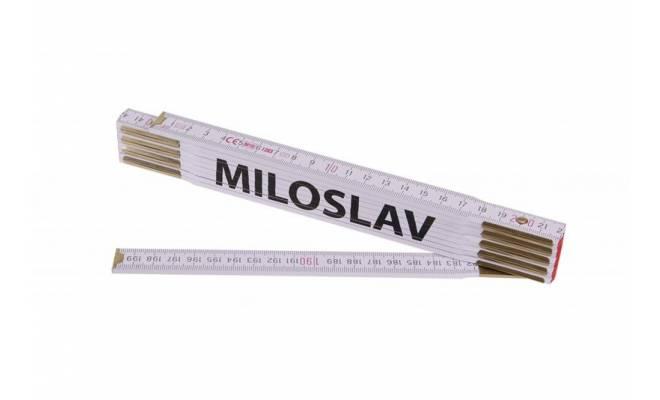 Skladací 2m MILOSLAV (PROFI,biely,drevo)