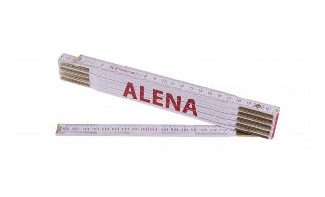 Skladací 2m ALENA (PROFI,biely,drevo)