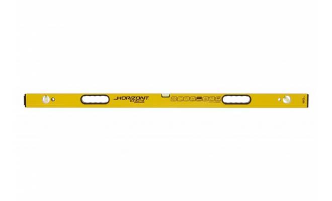 Vodováha HORIZONT EXACTA 120 cm 3 libely, 2 madlá 
