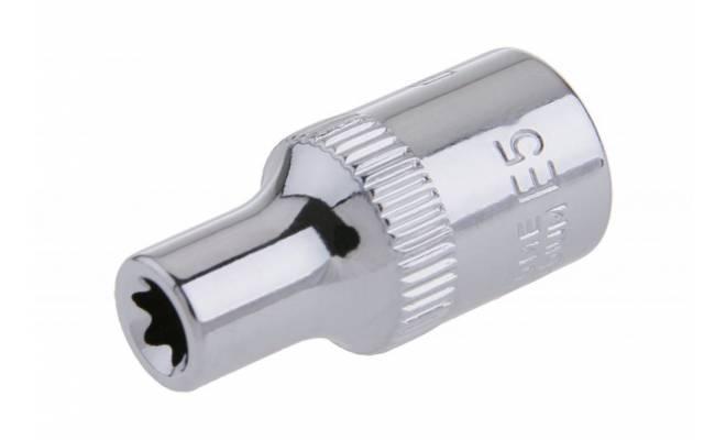 Hlavica TORX 1/4" E5 