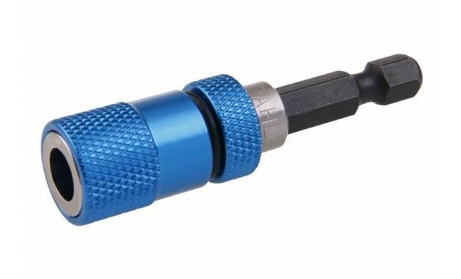 Nadstavec na bity, magnetický 1/4" 60mm s dorazom 
