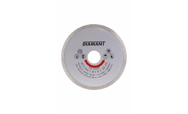 Diamantový kotúč DIAMANT 115x22.2x2mm plný 