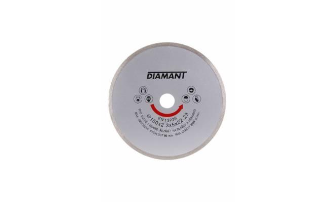 Diamantový kotúč DIAMANT 180x22.2x2.7mm plný 