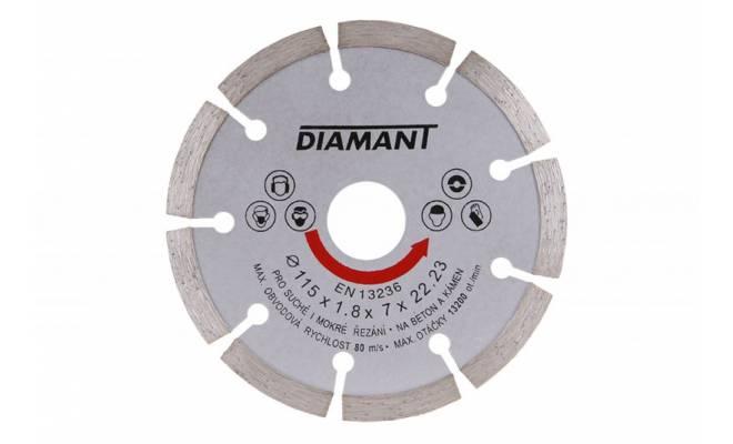 Diamantový kotúč DIAMANT 115x22.2x2mm segmentový