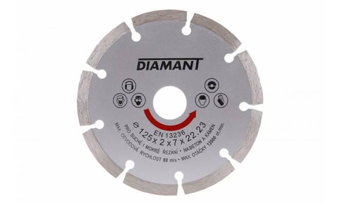 Diamantový kotúč DIAMANT 125x22.2x2.2 segmentový