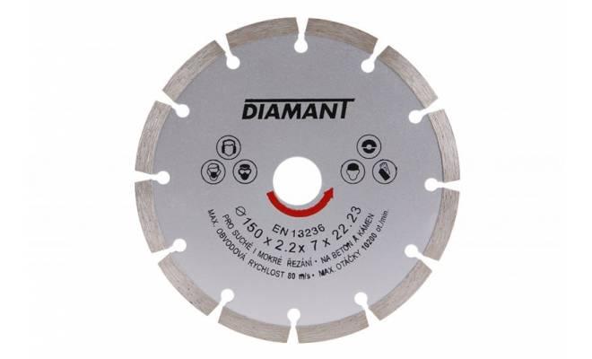 Diamantový kotúč DIAMANT 150x22.2x2.5 segmentový