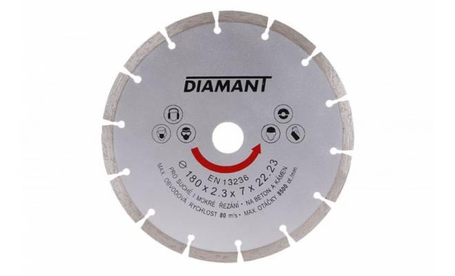 Diamantový kotúč DIAMANT 180x22.2x2.6 segmentový