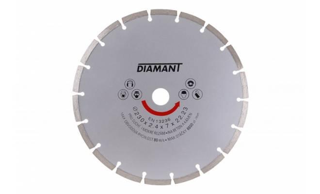 Diamantový kotúč DIAMANT 230x22.2x3mm segmentový