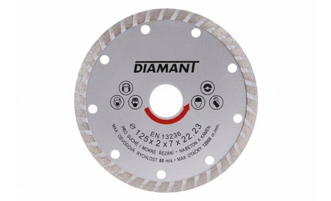 Diamantový kotúč DIAMANT 125x22.2x2.5mm TURBO 
