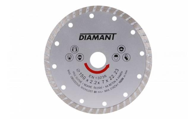 Diamantový kotúč DIAMANT 150x22.2x3.1mm TURBO 