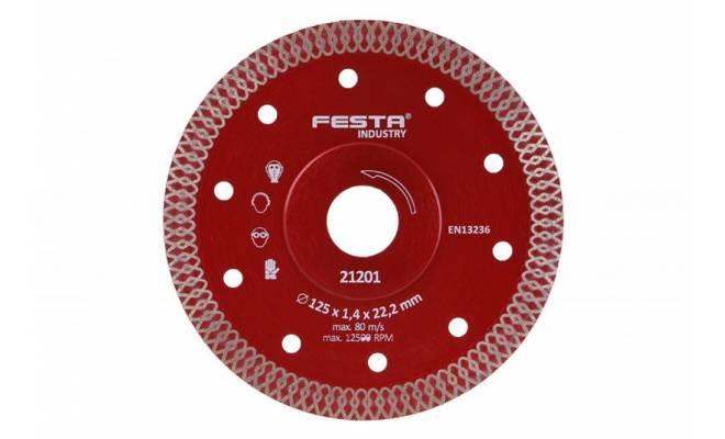 Diamantový kotúč FESTA INDUSTRY 125 x 22,2mm