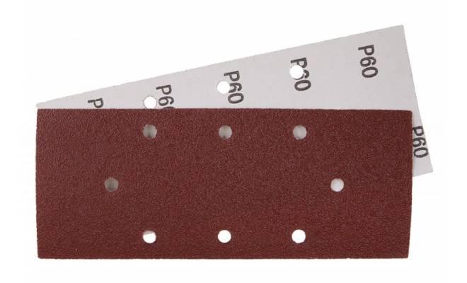 Brúsny papier 93x230mm, P60, 8 otvorov, 5ks !OBJ! 